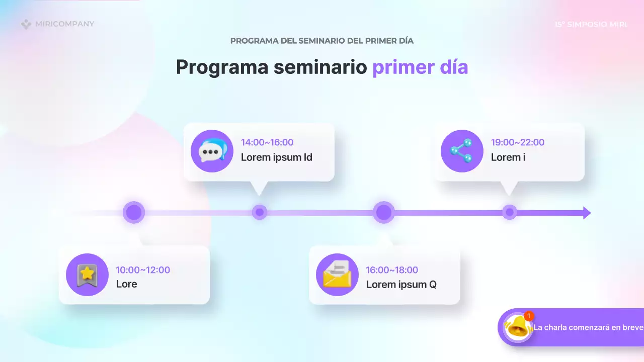 Presentaciones de altavoces de moda en azul claro y rosa