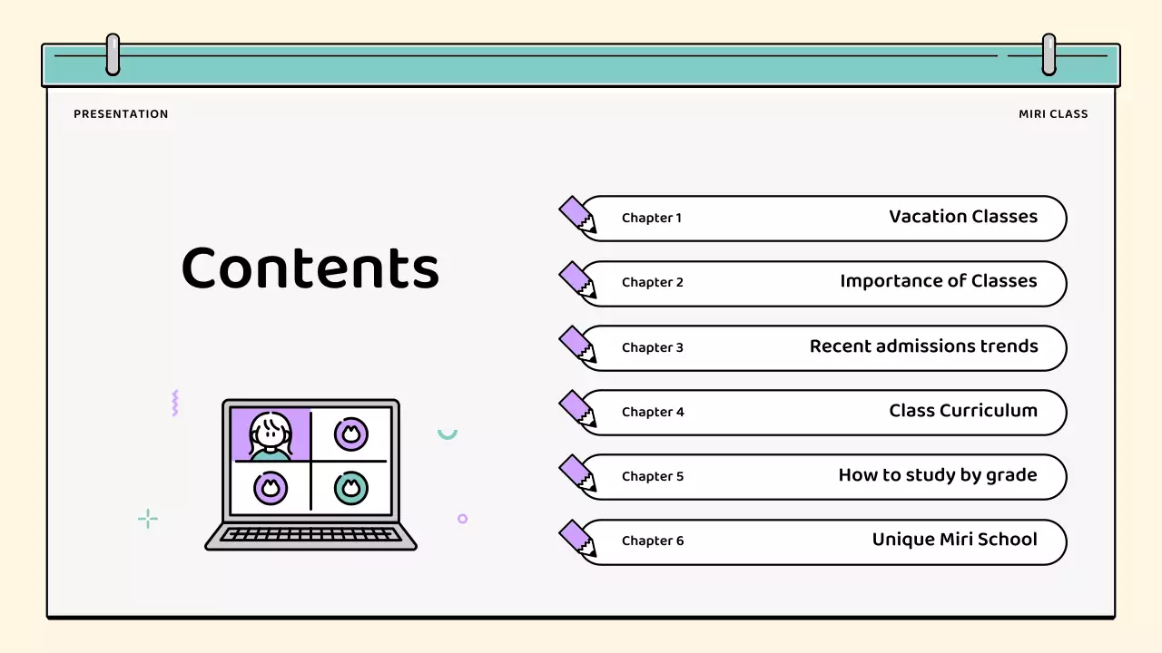 Beige Minimalist Vacation Classes Presentation