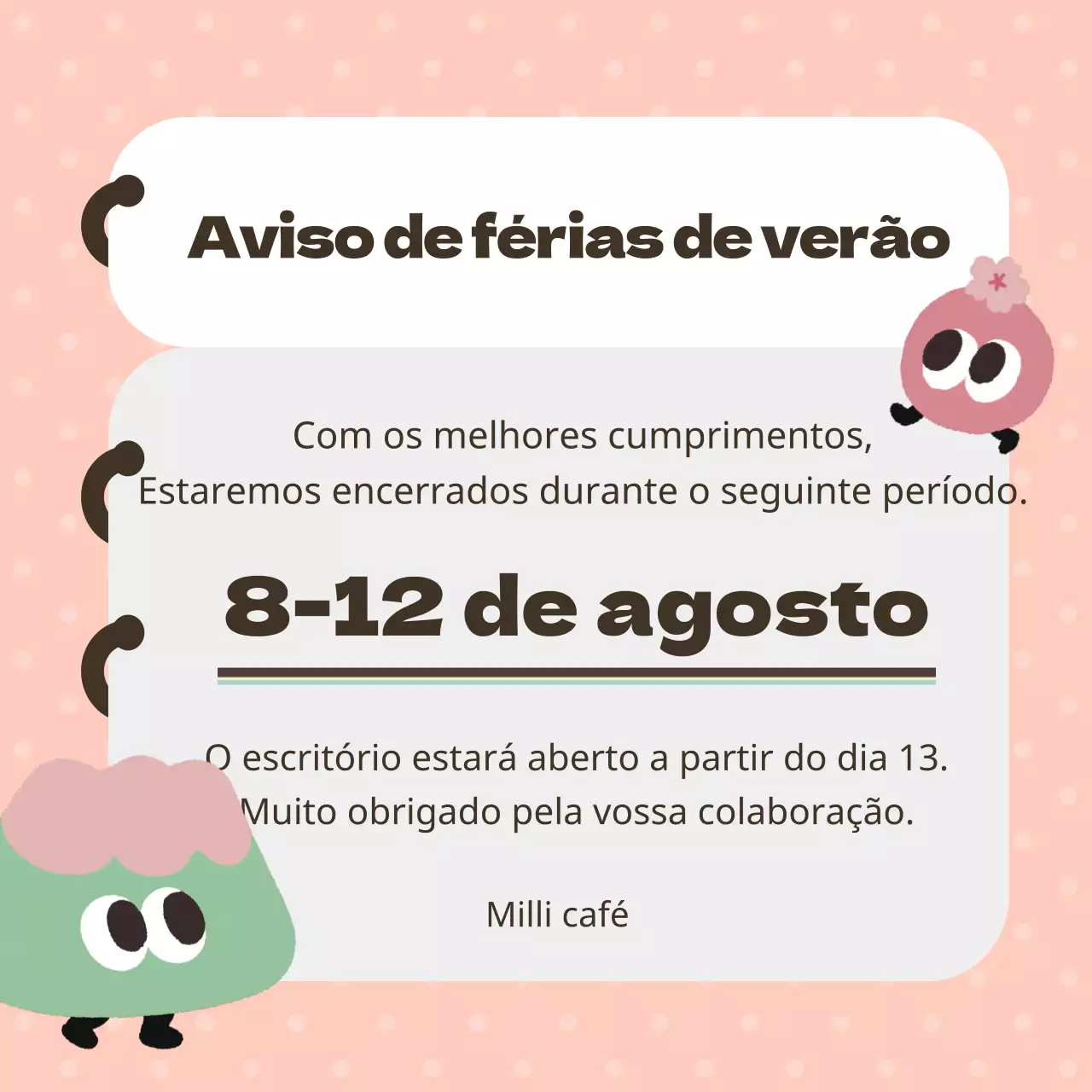 Férias de verão em tons de rosa e castanho
