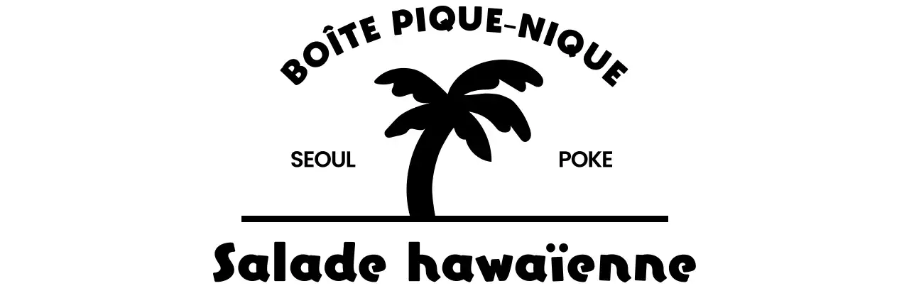Faites la promotion de votre magasin de salades poke hawaïennes kitsch