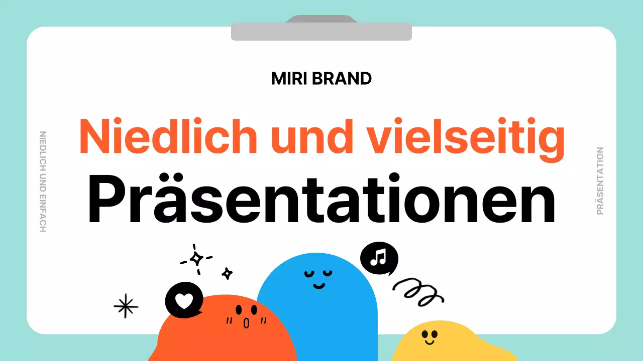 Ein einfacher, niedlicher Leitfaden in Hellblau und Weiß