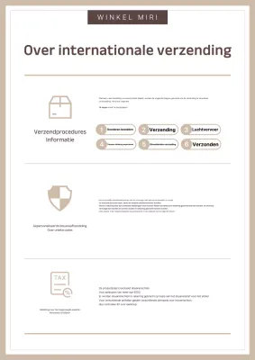 Een eenvoudige, beige en bruine gids voor inklaring bij internationale aankopen