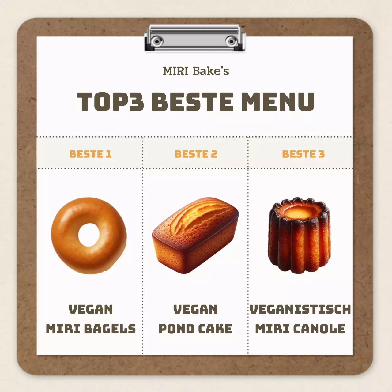 Brown and Vintage bakcursus voor één dag