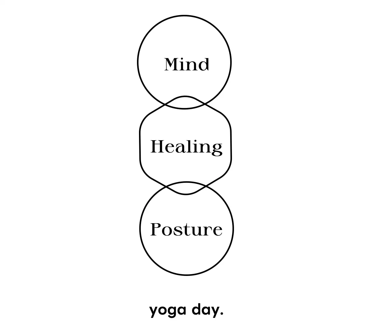 Promotional brochure with classy serif fonts and line illustration elements