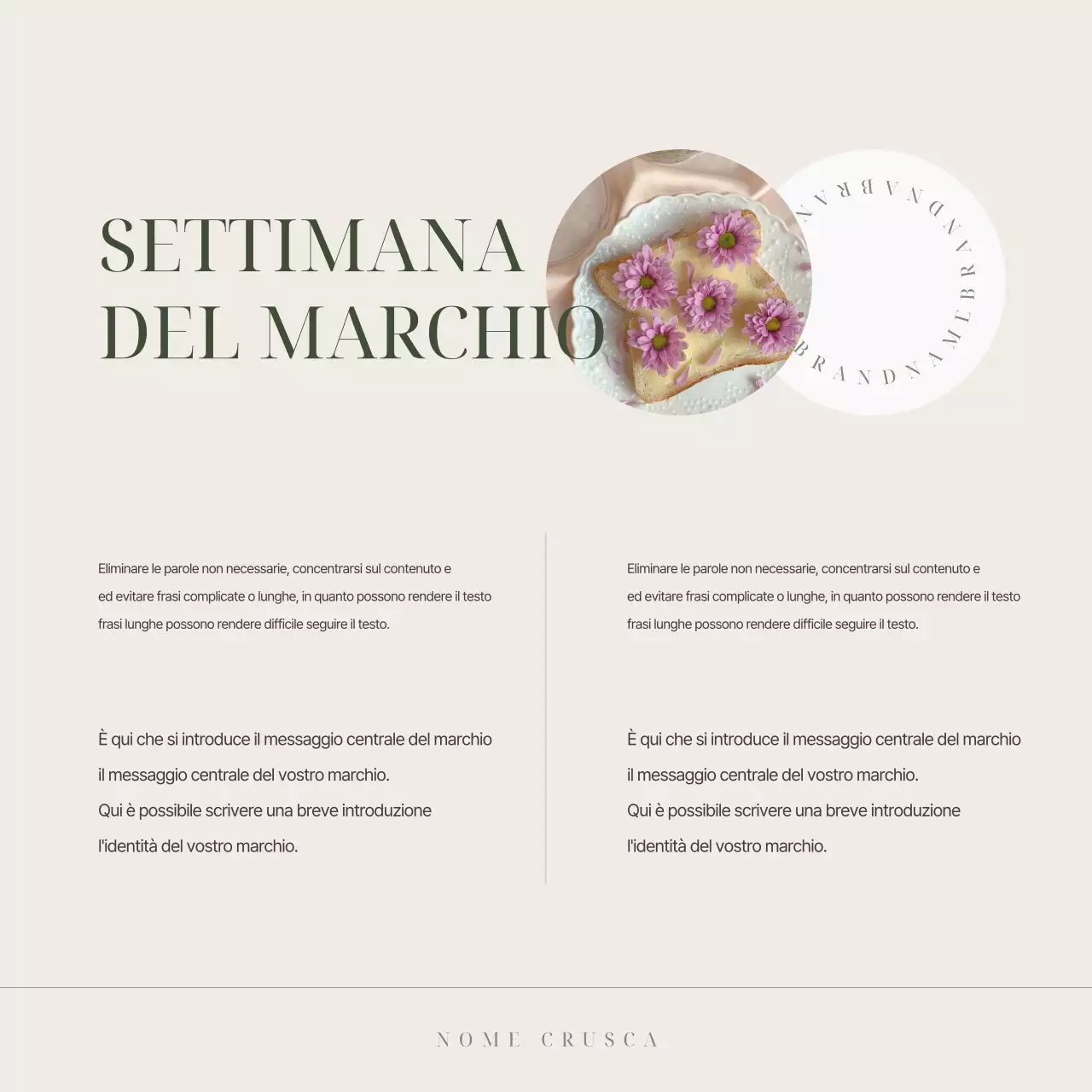 Commercializzazione di un marchio di stoviglie semplici in avorio