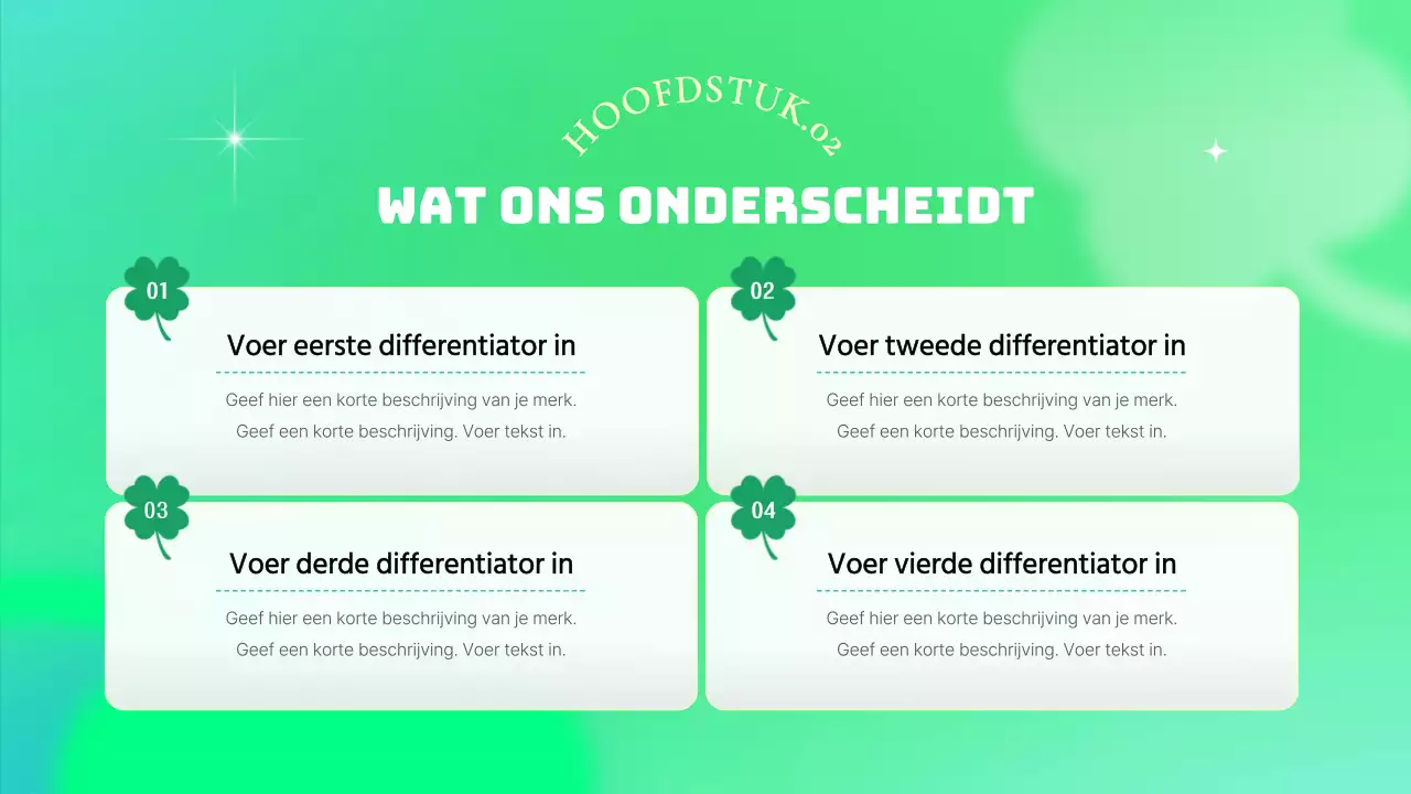 Een kitscherig slipje van het klavermerk in chartreuse