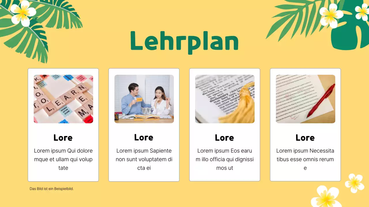 Werbung für die gelben und grünen Schulferienangebote