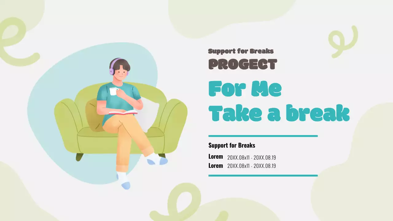 Green Minimal Break Guide Presentation