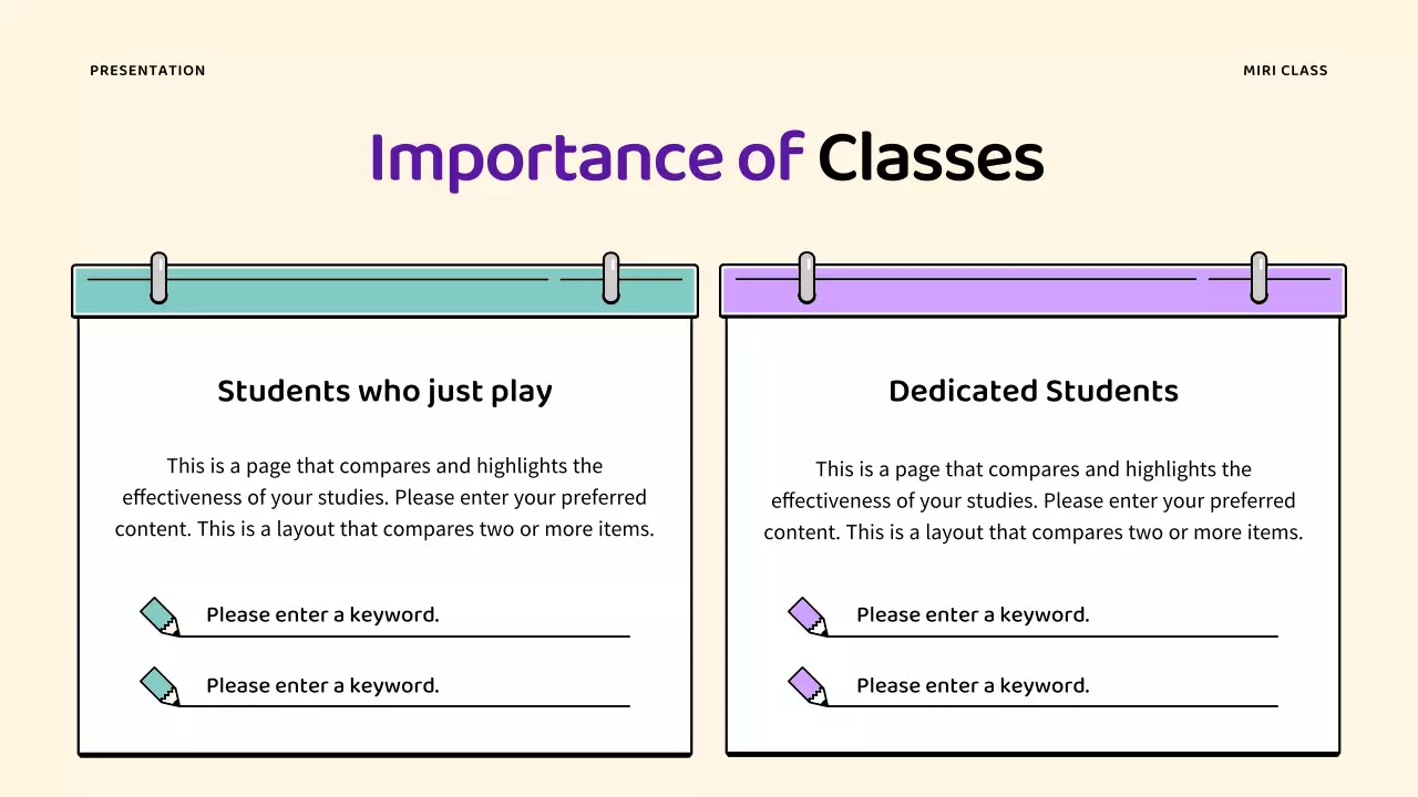 Beige Minimalist Vacation Classes Presentation