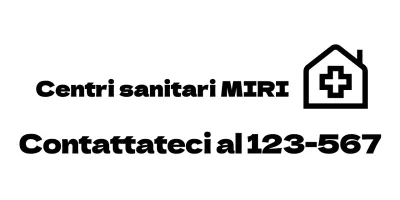 Logo del centro sanitario a forma di pala