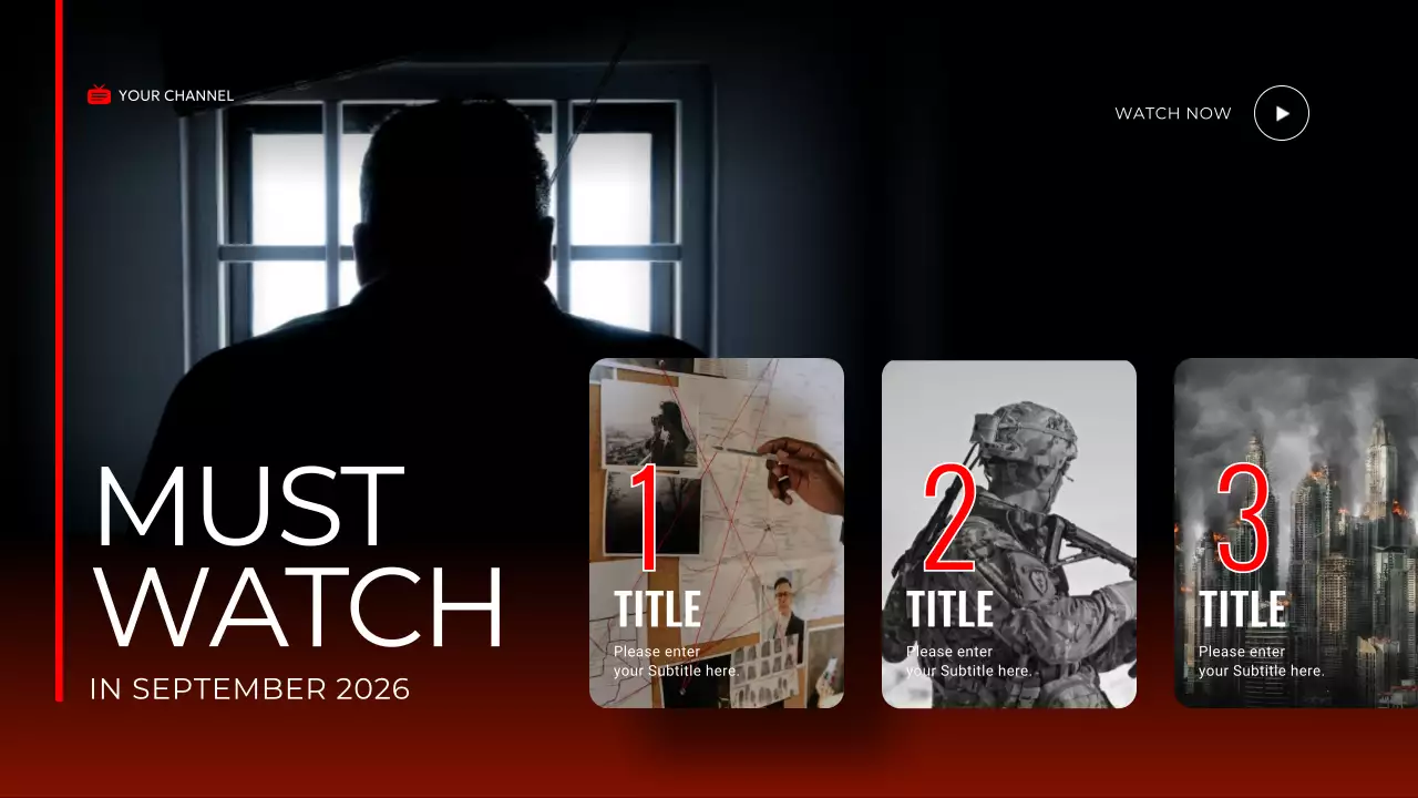 Black Modern Must-Watch Announcement YouTube Thumbnail