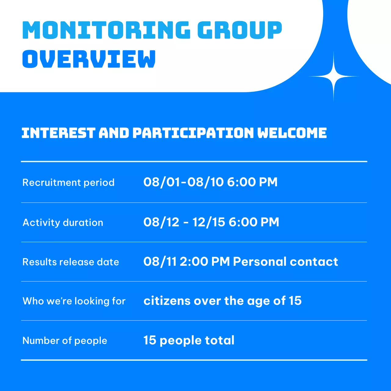 Blue Modern Recruitment Announcement Instagram Carousel