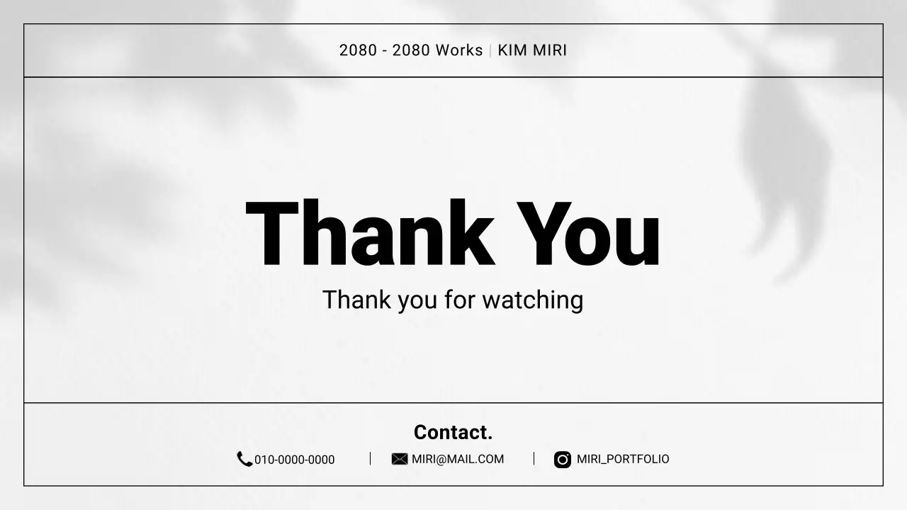 White Minimal Portfolio Resume Presentation