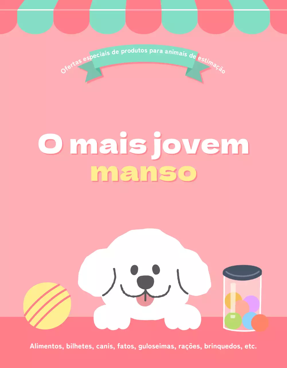 Uma coleção de artigos bonitos para animais de estimação em cor-de-rosa