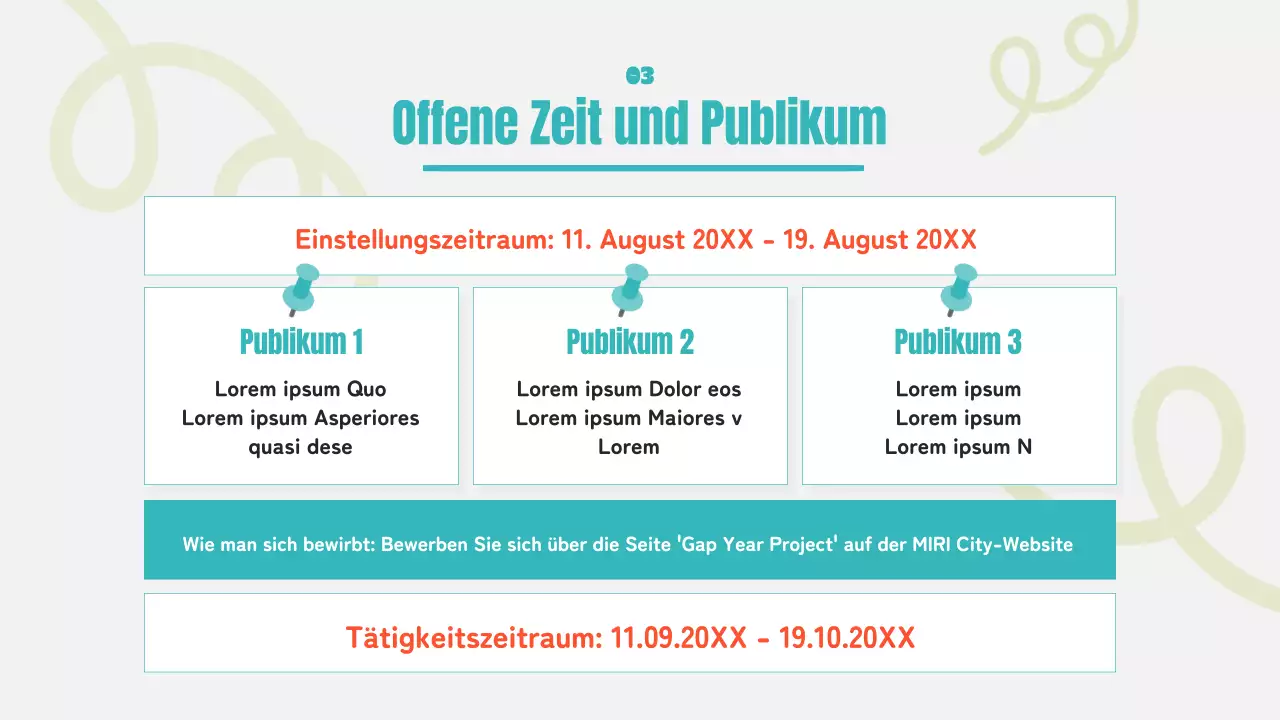 Ein einfaches Zwischenjahr in Chartreuse und MintgrünProjektinformationen