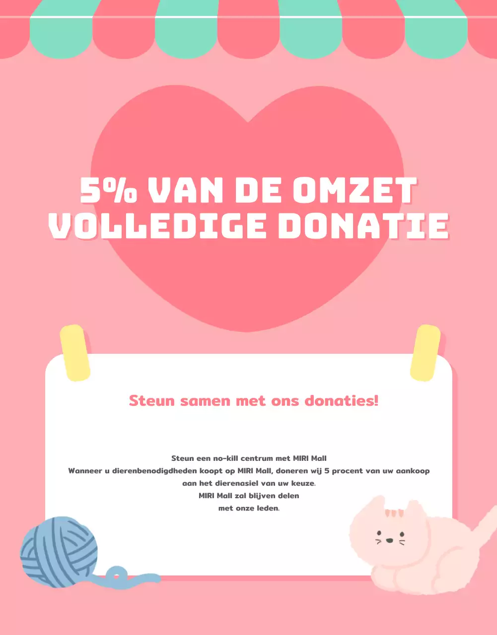Een verzameling schattige dierenbenodigdheden in roze