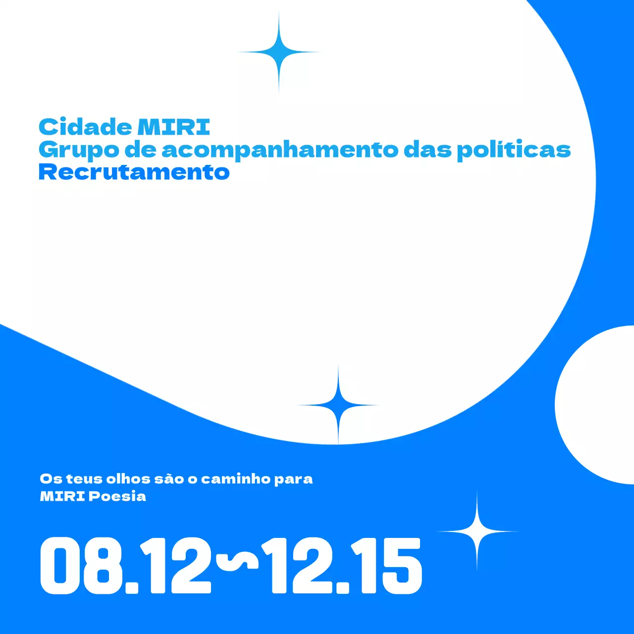 Acompanhar as políticas simples do azul Promover o recrutamento de cidadãos