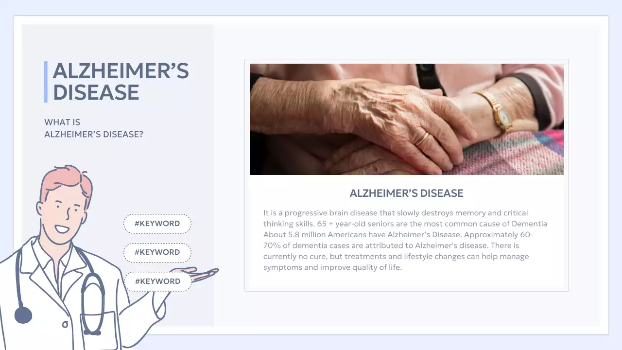 Blue Minimal Health Guide Presentation