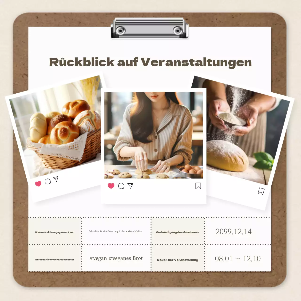 Brown und Vintage Backen Ein-Tages-Kurs Rezept