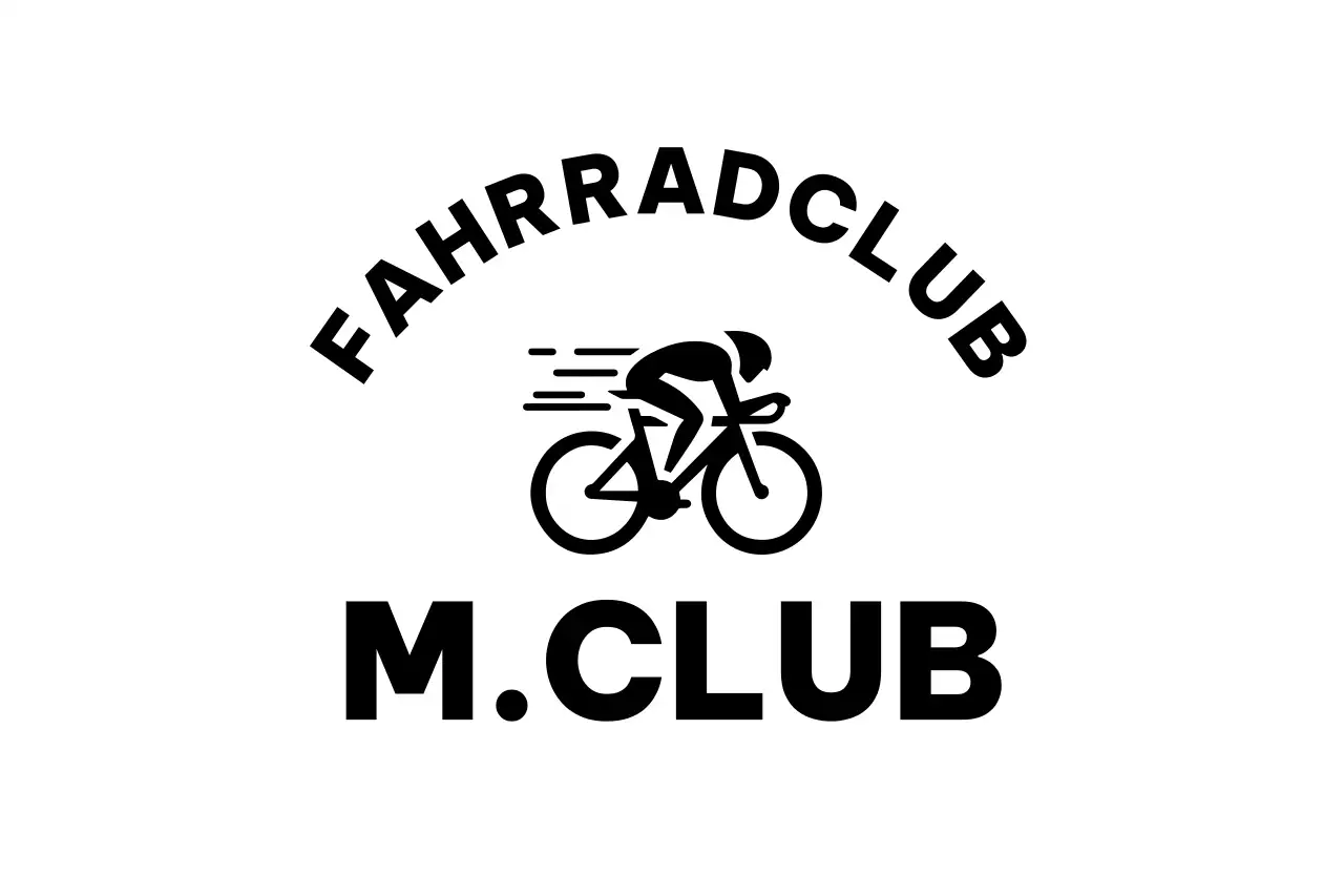 Ein einfacher Club mit einer Abbildung eines Laufrads