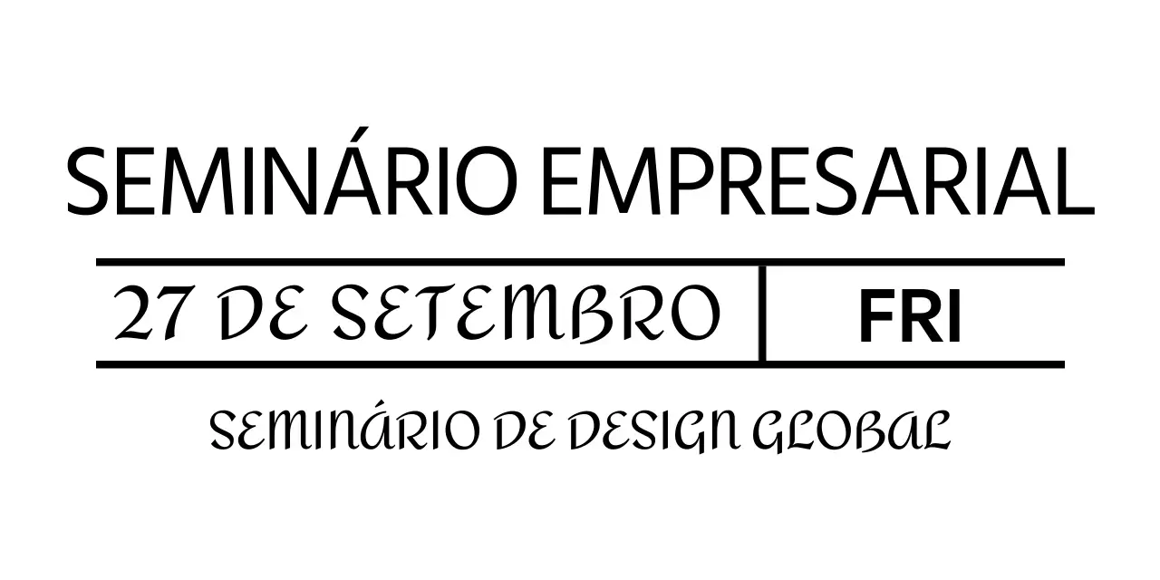 Promover seminários empresariais com um aspeto limpo