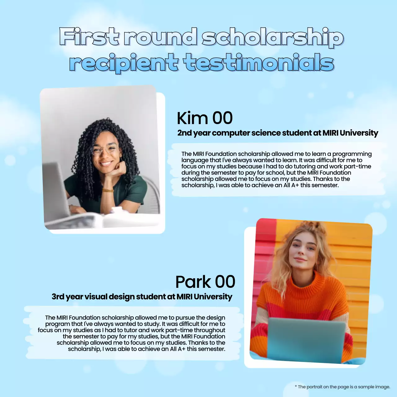 Blue Modern Graduation Guideline Instagram Carousel