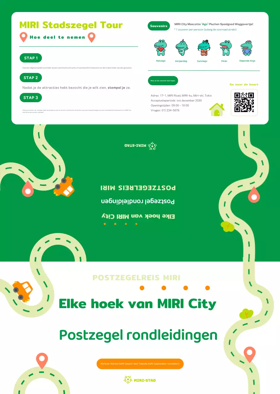 Leuke stadspostzegelfolder