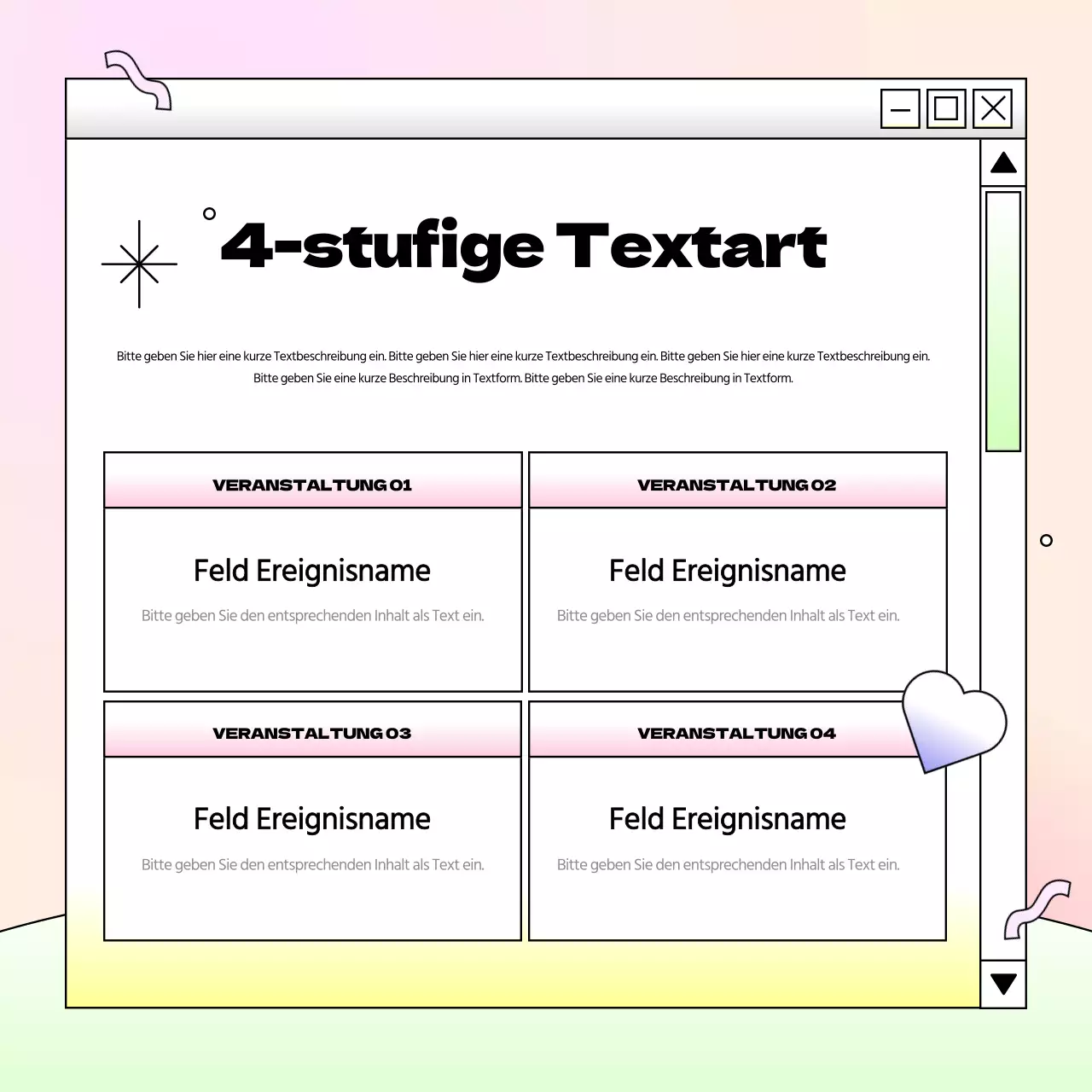 Werben Sie für Ihre Marke in Rosa