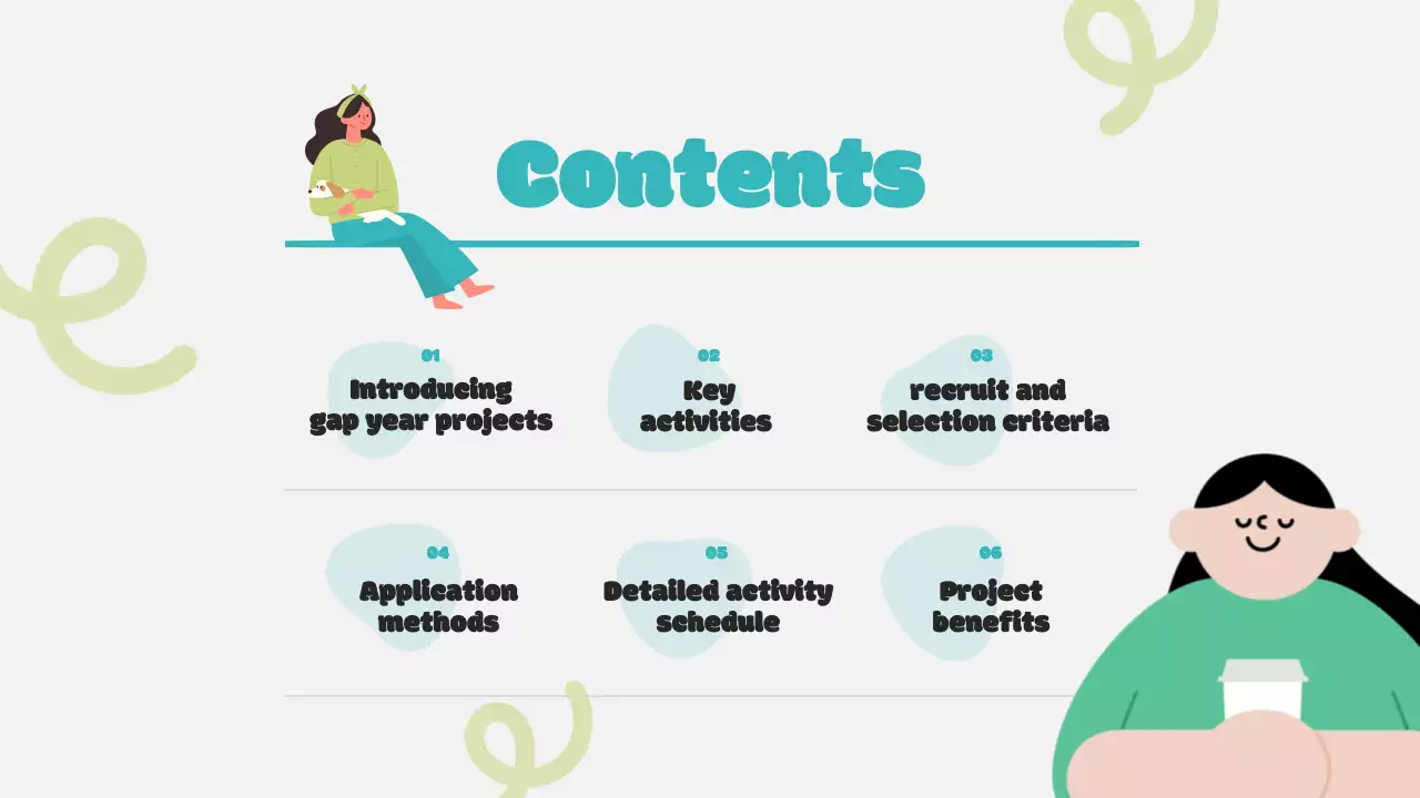 Green Minimal Break Guide Presentation