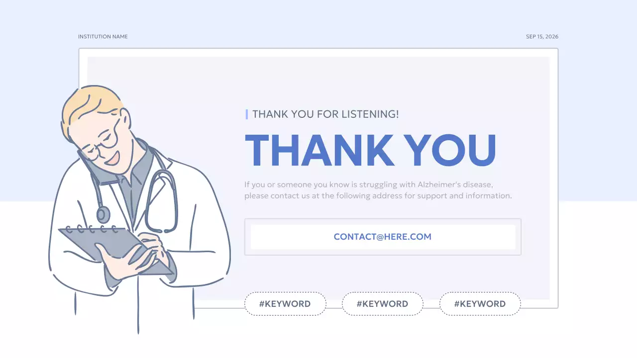 Blue Minimal Health Guide Presentation