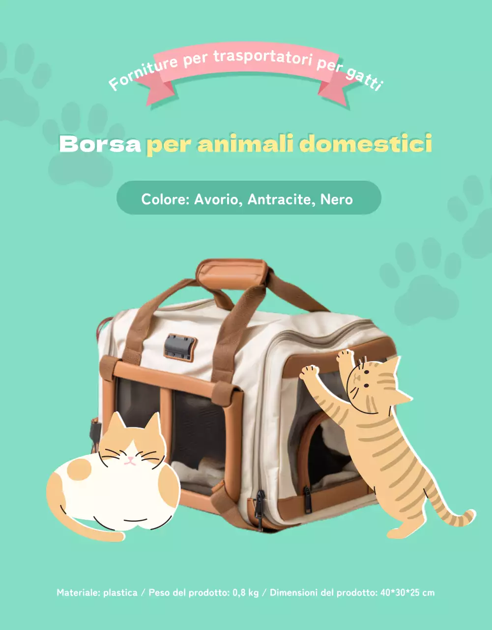 Una collezione di simpatici articoli per animali domestici in rosa