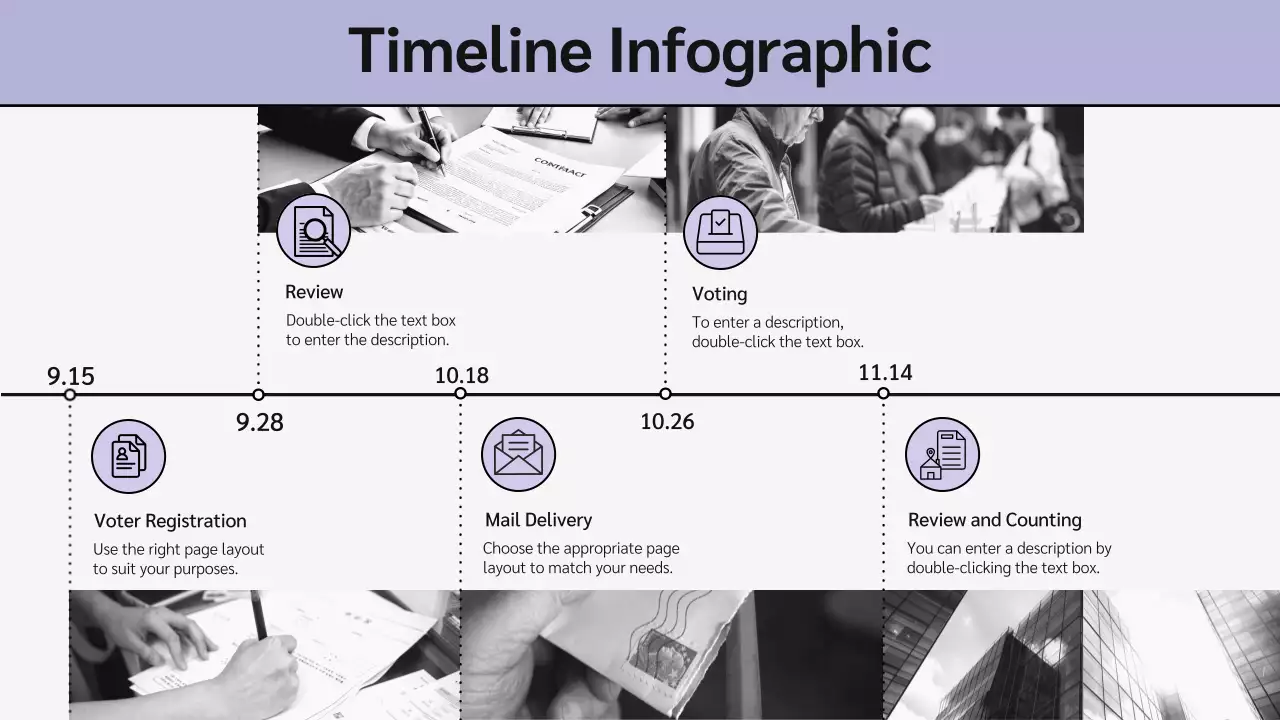 Grey Minimal Election Guide Infographic