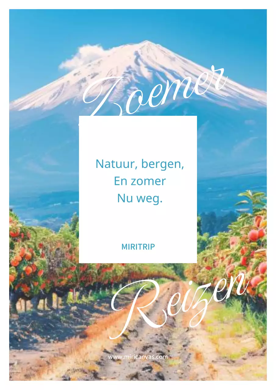 Blue Simple Summer Travel PR.