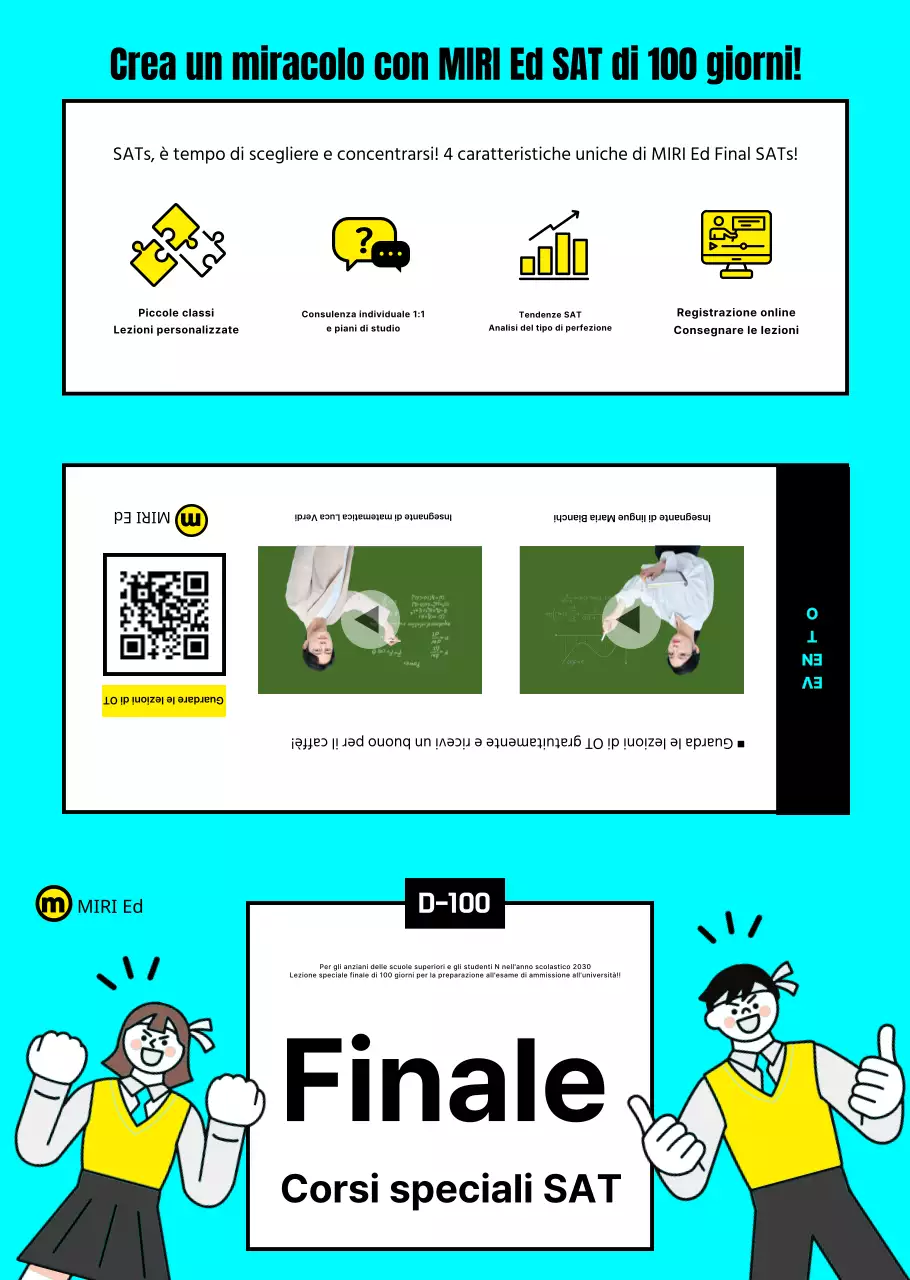 Opuscolo scolastico per il SATs