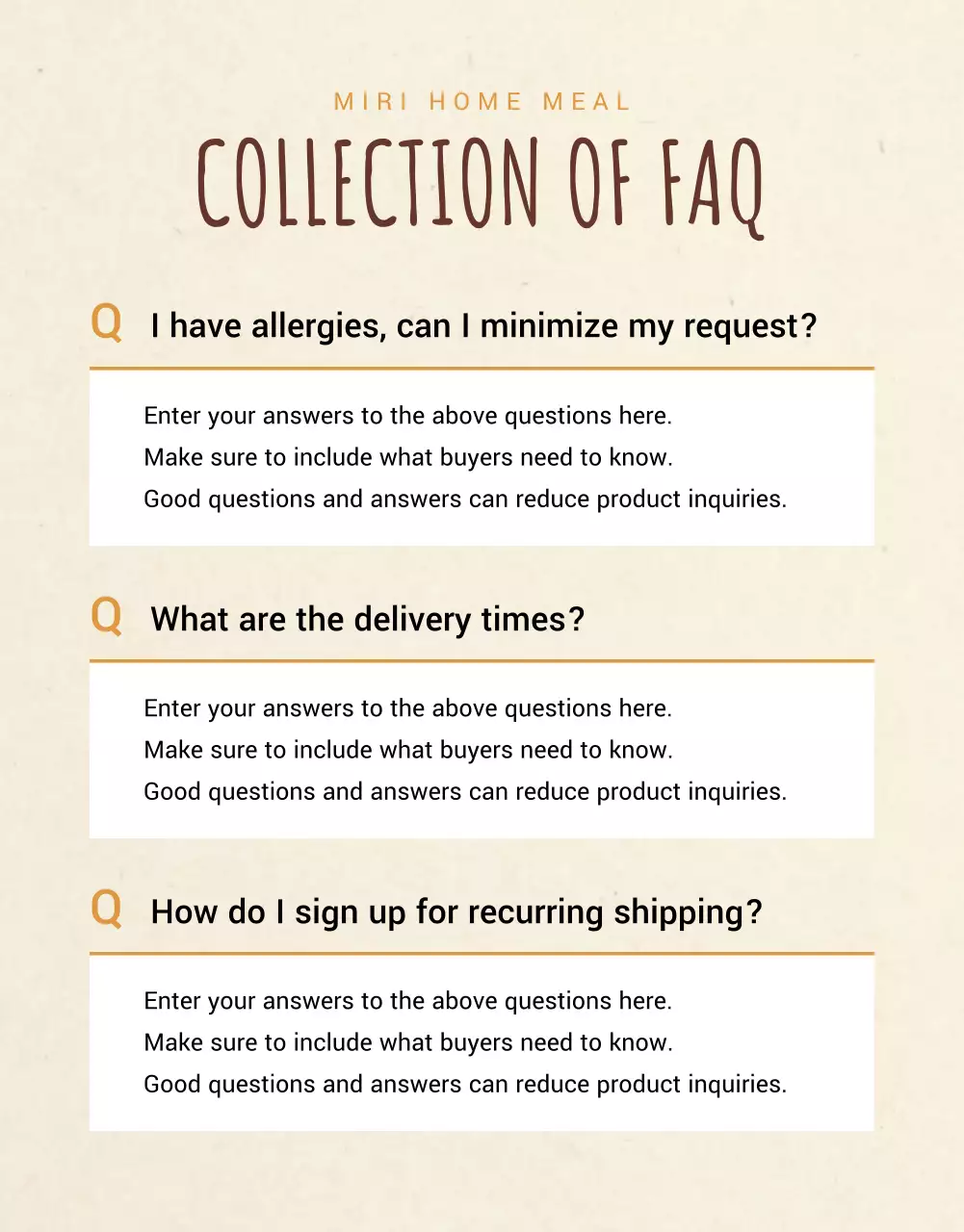 Beige Rustic Breakfast Promotion Poster