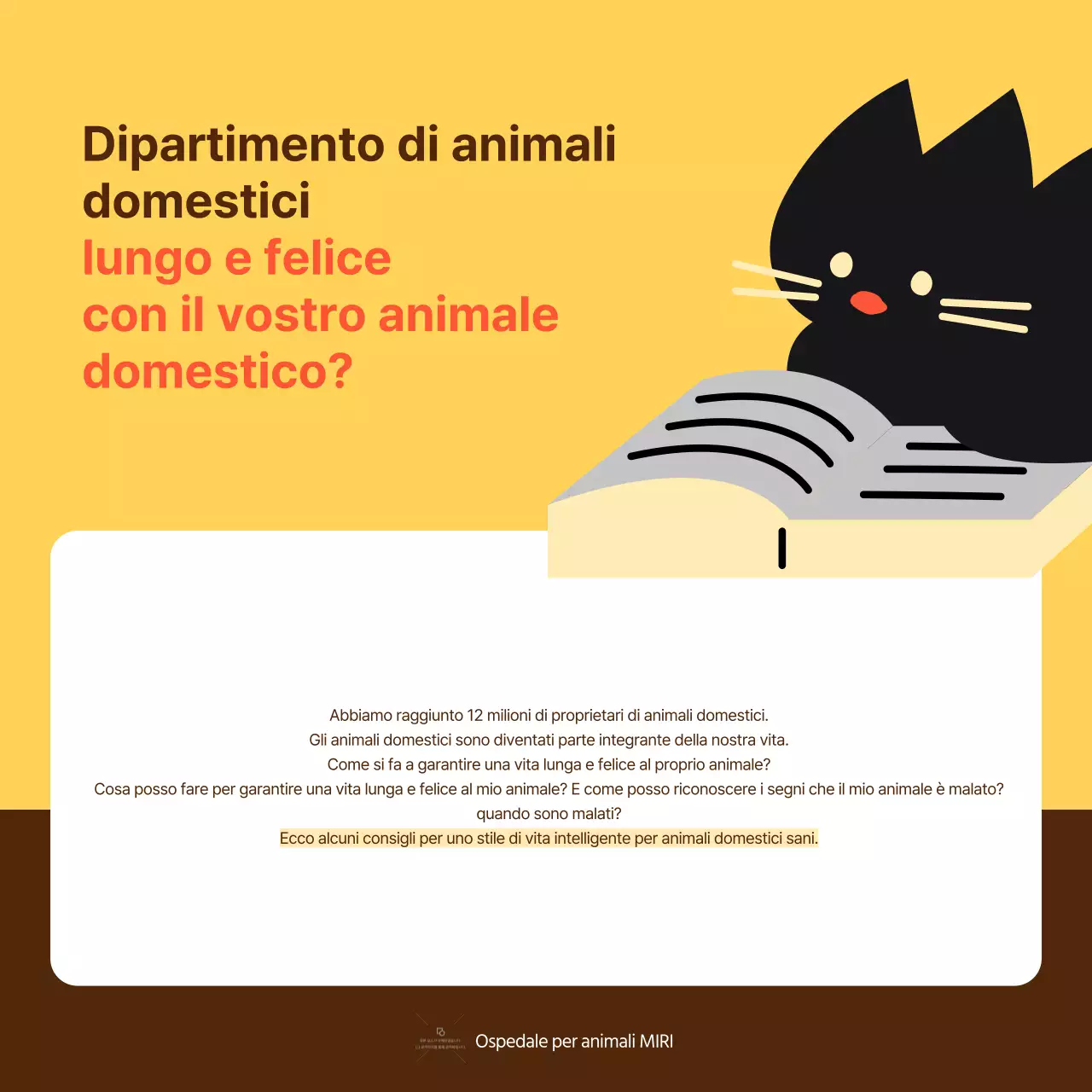 Guida gialla e arancione alla salute degli animali domestici