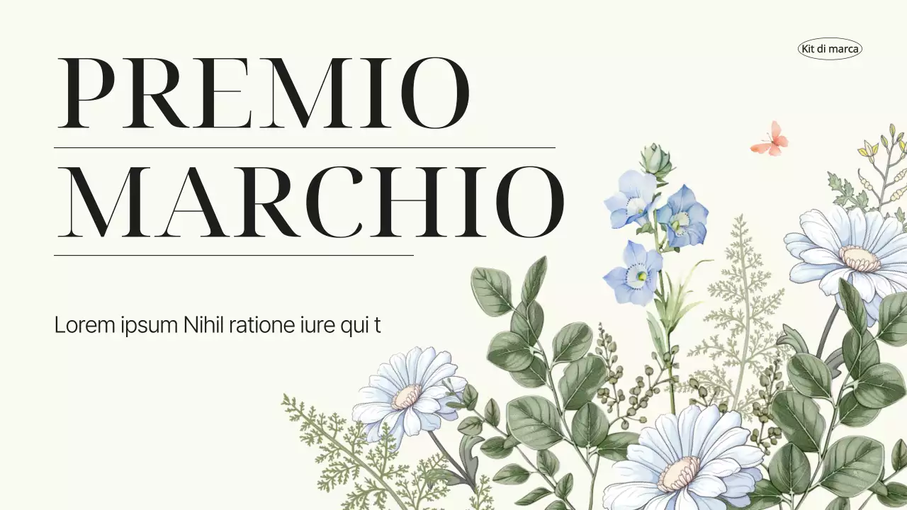 Un'introduzione al marchio Botanic Flowers, avorio e di lusso