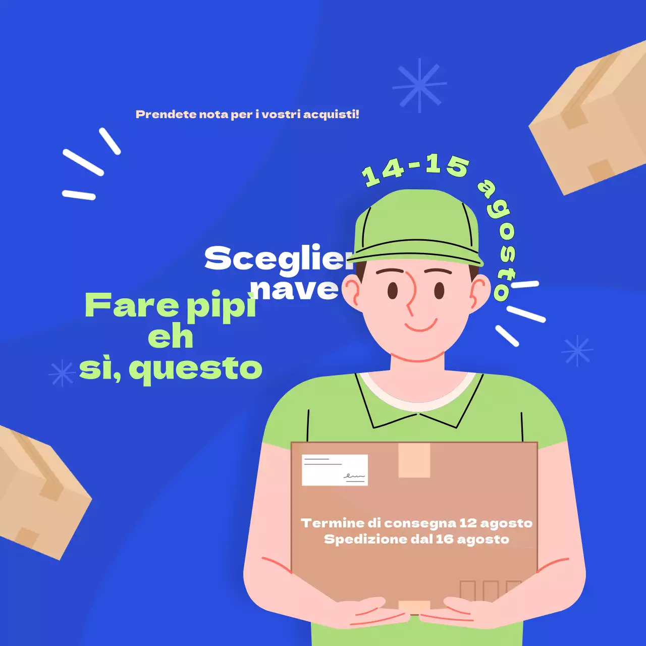 Blu e chartreuse ordinati Nessuna informazione sul giorno di consegna