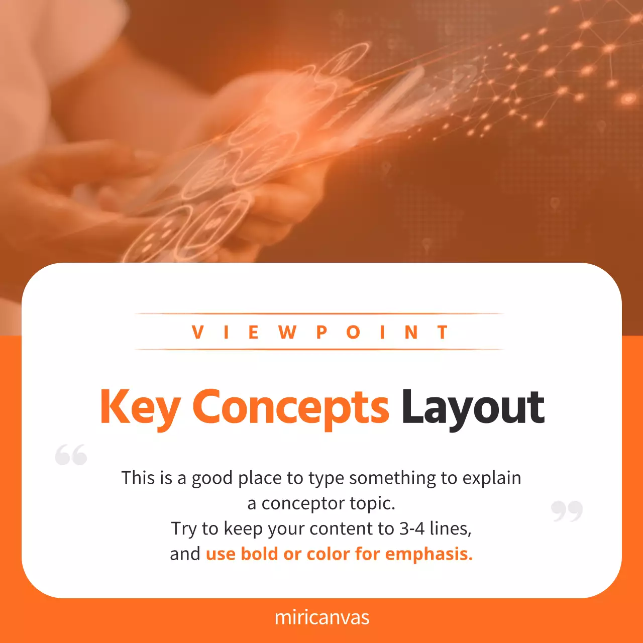 Orange Modern Branding Guide Instagram Carousel