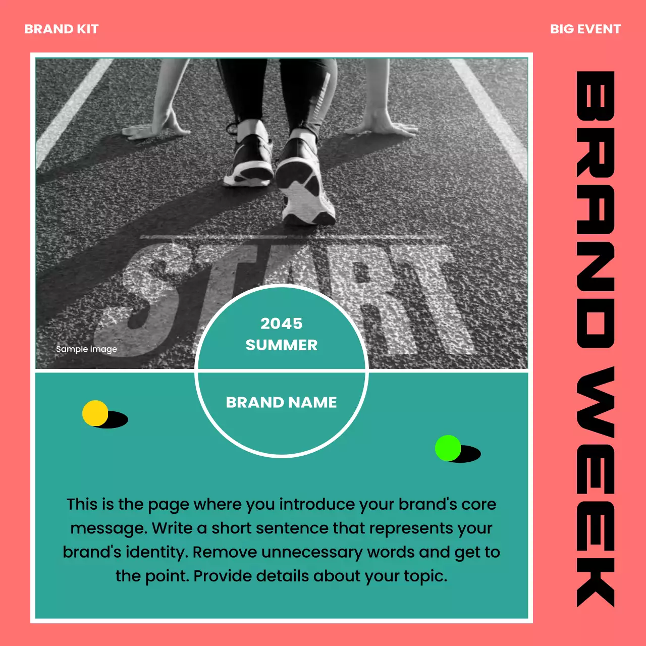 Teal Modern Brand Promotion Instagram Carousel