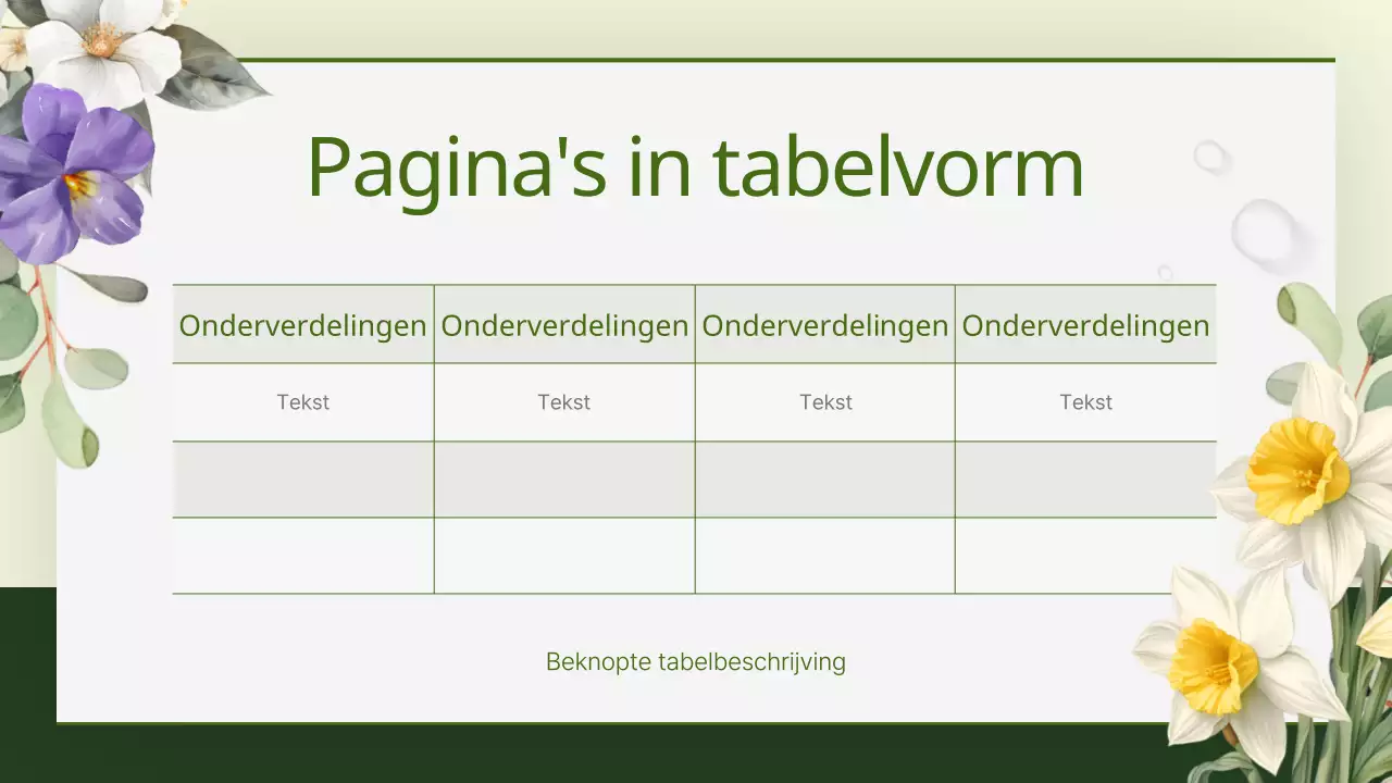 Een gids voor mooie bloemenachtergronden in groen en geel