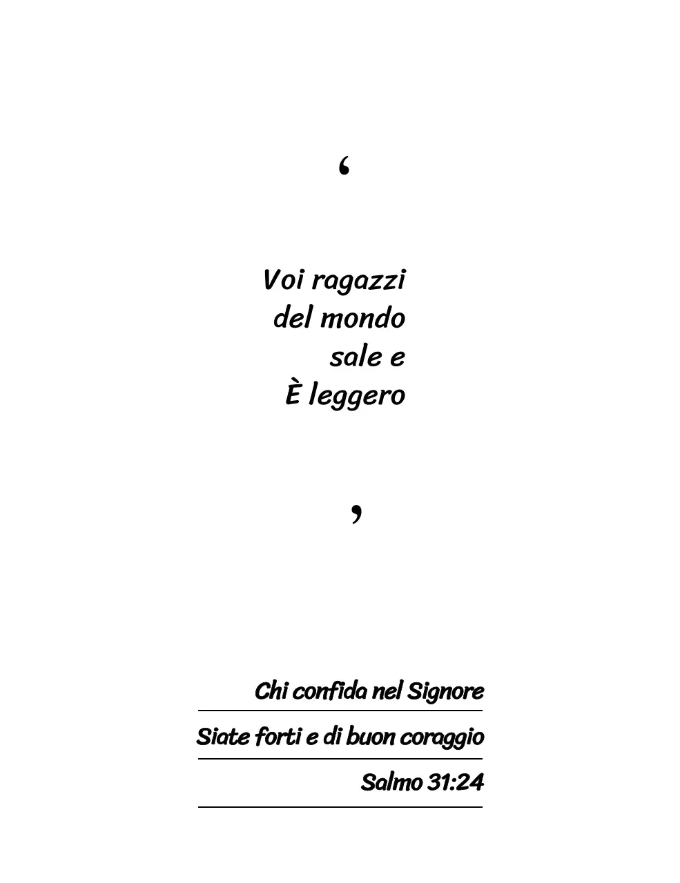 Promuovete la vostra chiesa con un testo biblico dall'aspetto pulito