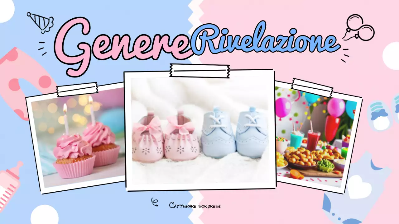 Una simpatica festa di rivelazione di genere in azzurro e rosa MainTitle