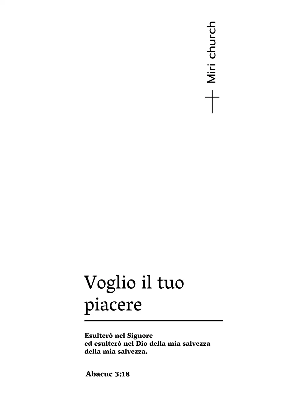 Concetto di frase scritturale cristiana in illustrazione lineare