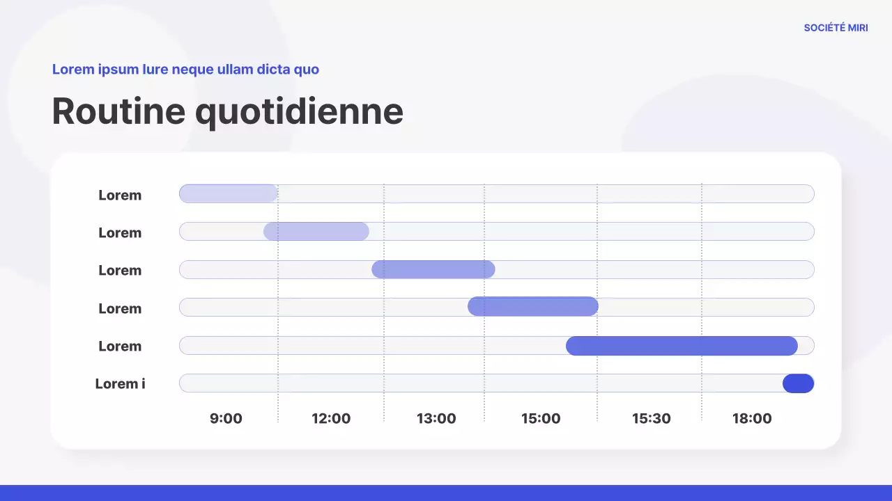 Formation d'accueil simple en bleu