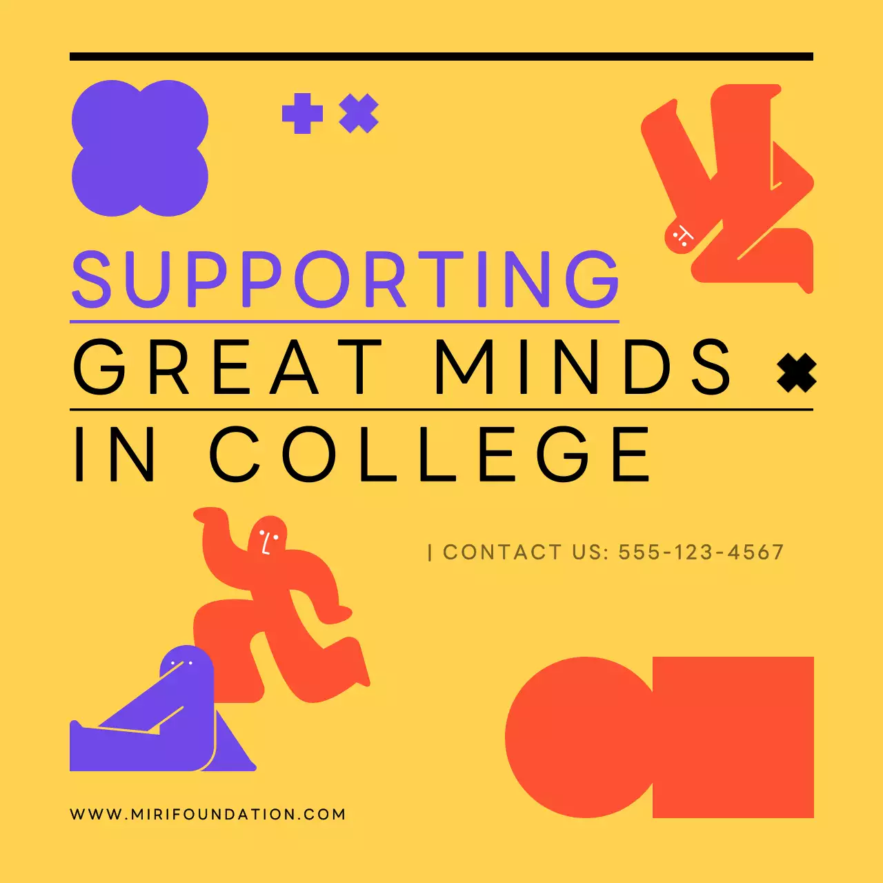 Yellow Modern Grant Announcement Instagram Carousel