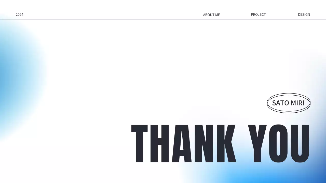 青 シンプル 自己紹介 資料 プレゼンテーション