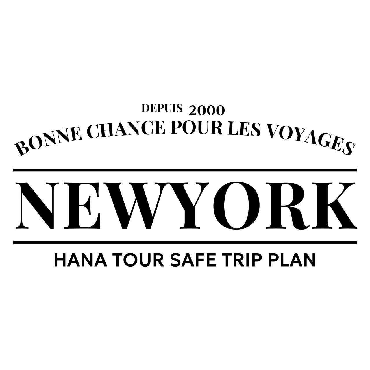 Un logo de voyage classique et émouvant