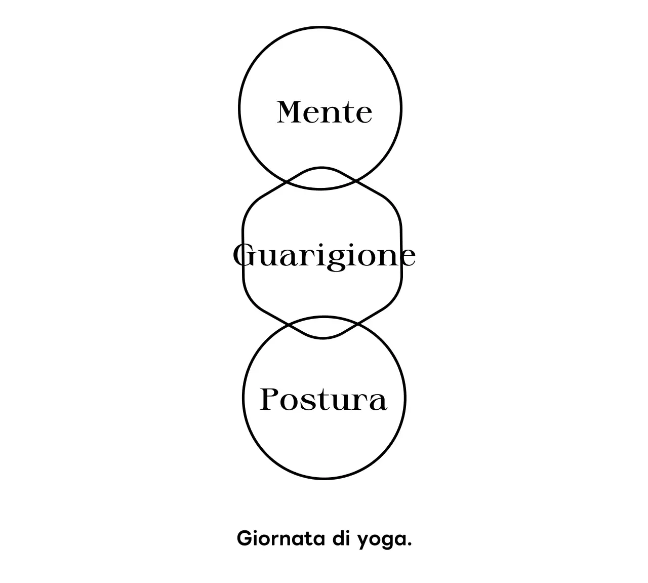 Brochure promozionale con font serif di classe ed elementi di illustrazione lineare