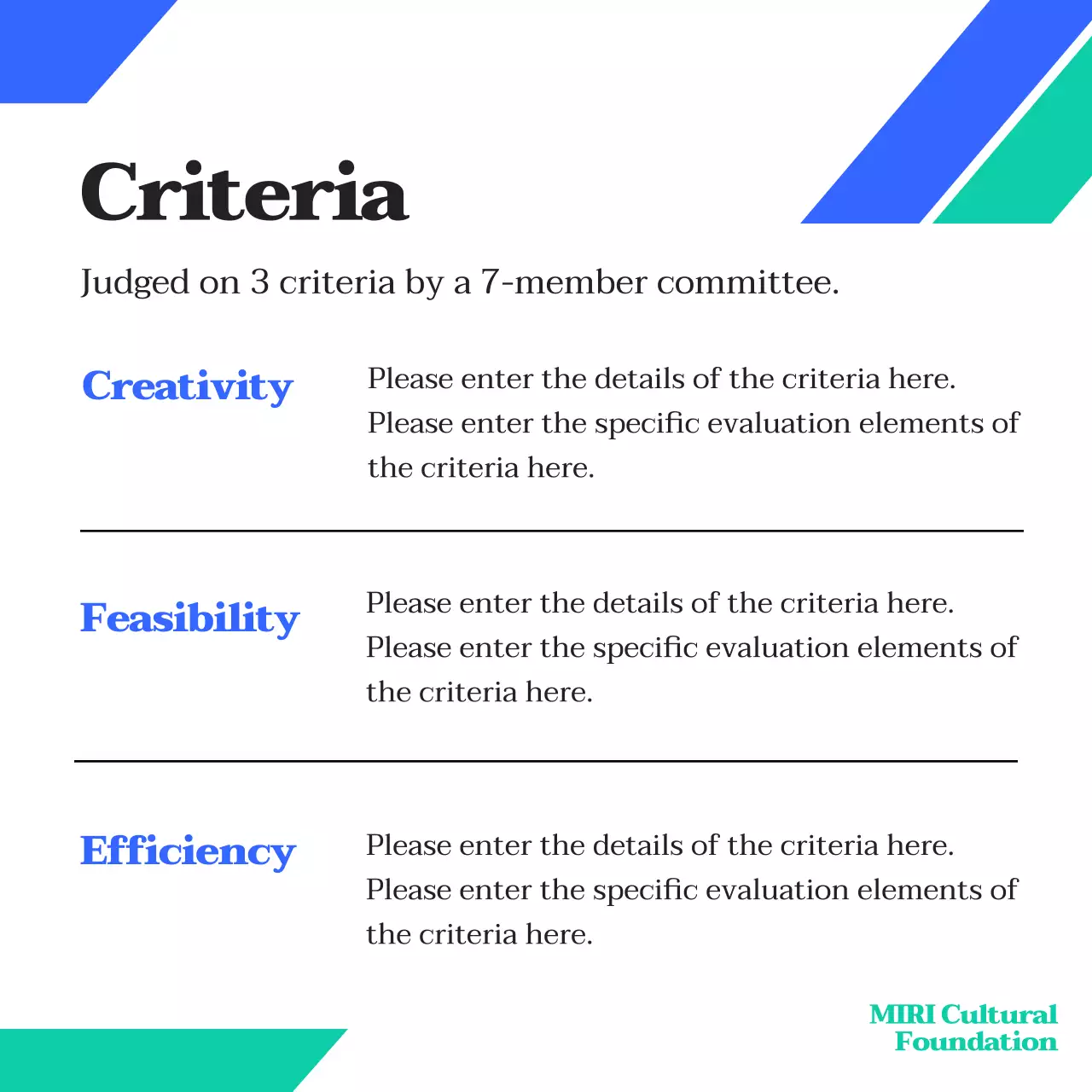 Blue Modern Contest Announcement Instagram Carousel